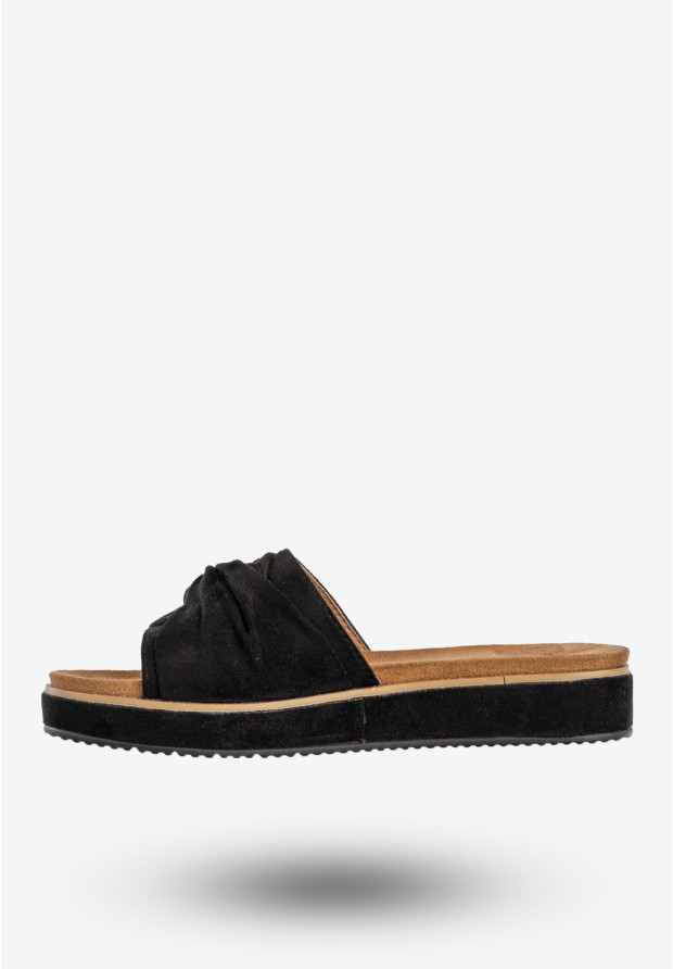 Klapki Damskie Casual Buty Na Co Dzień Letnie Czarne Goodin GD-OD-13