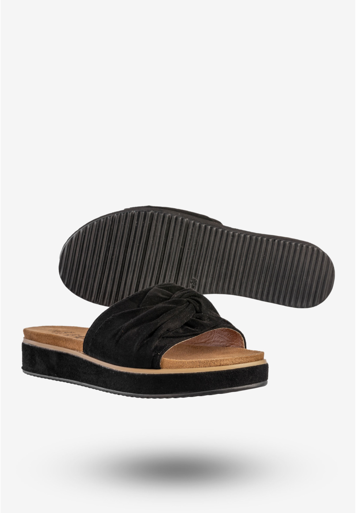Klapki Damskie Casual Buty Na Co Dzień Letnie Czarne Goodin GD-OD-13