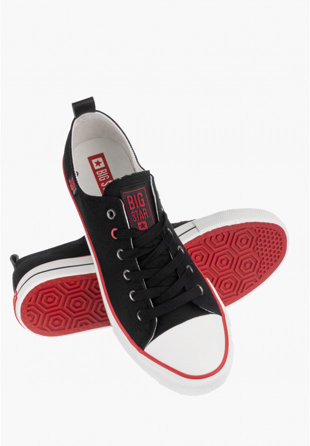 Trampki Męskie Big Star Czarne JJ174061