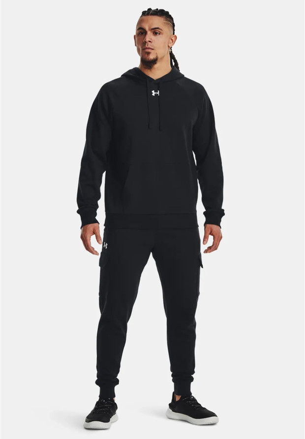 Bluza Męska Under Armour Sportowa Regular Czarna 1379757