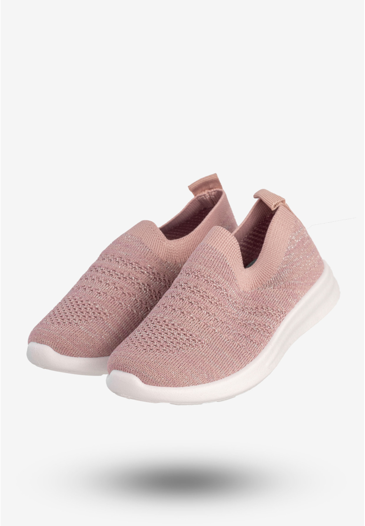 Sneakersy Dziewczęce Wsuwane Buty Sportowe Różowe Apawwa Z31