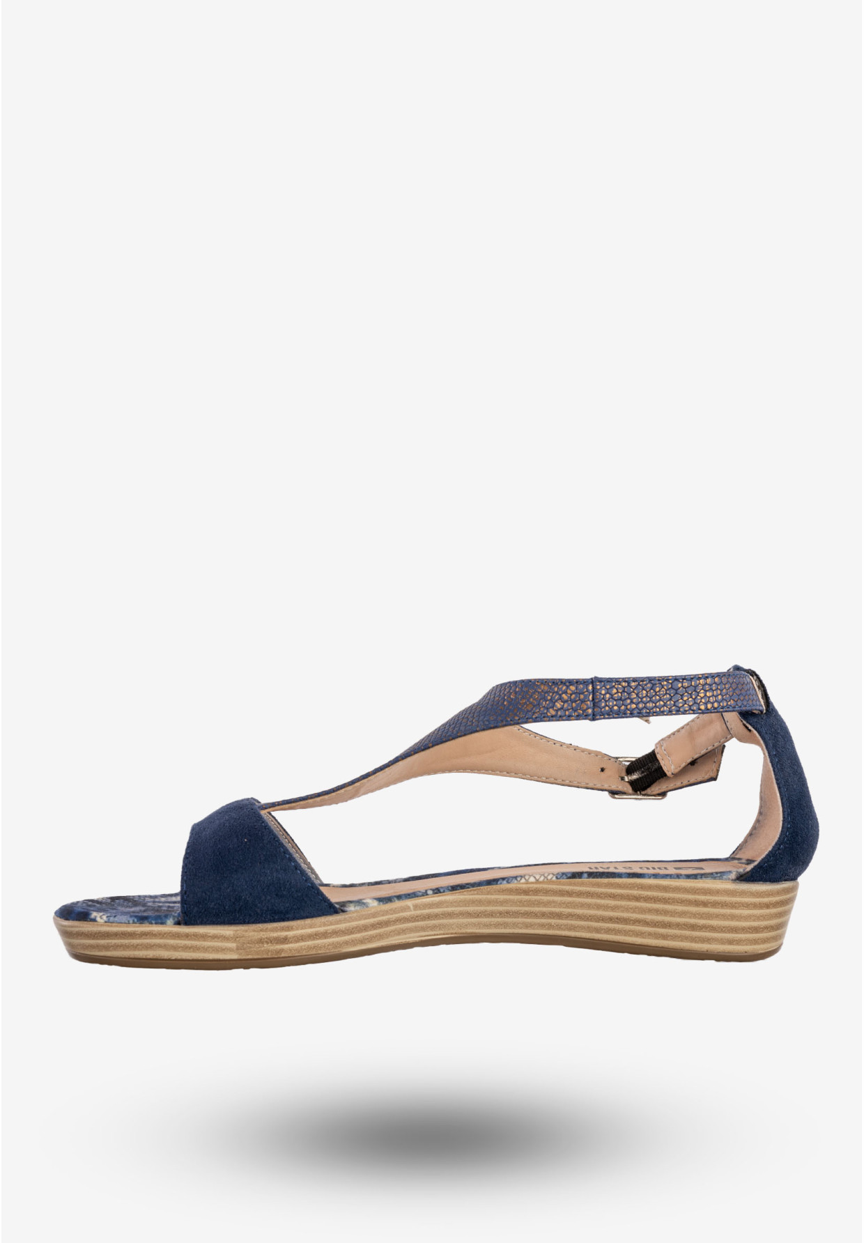 Sandały Damskie BIG STAR Ekoskóra Buty Letnie Granatowe U274298