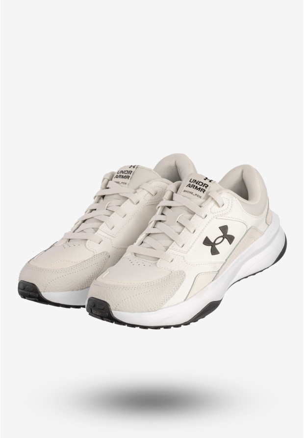 Sneakersy Męskie Under Armour Buty Sportowe Beżowe UA Edge LTHR
