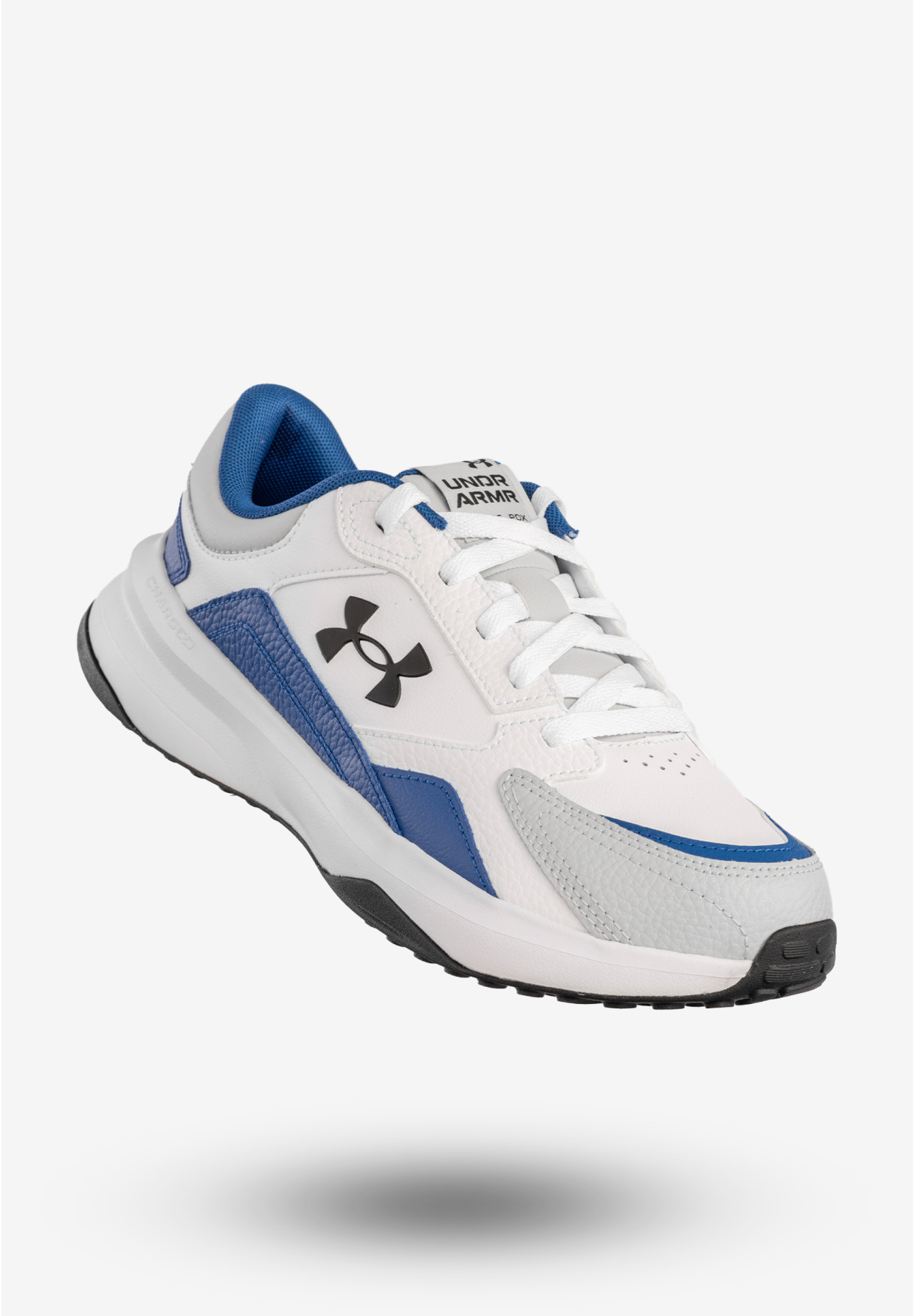 Sneakersy Męskie Under Armour Buty Sportowe Biało-Niebieskie UA Edge LTHR