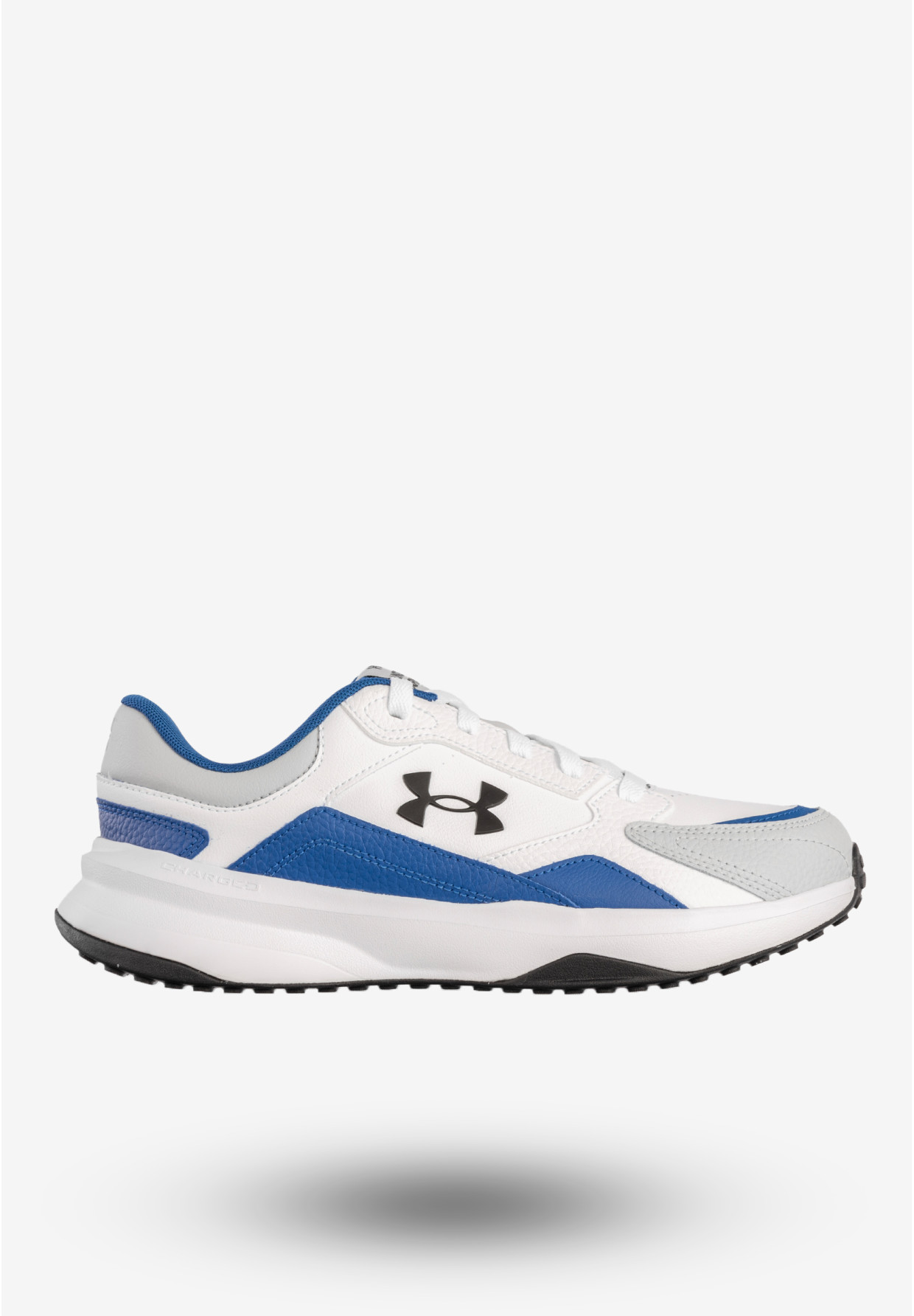 Sneakersy Męskie Under Armour Buty Sportowe Biało-Niebieskie UA Edge LTHR