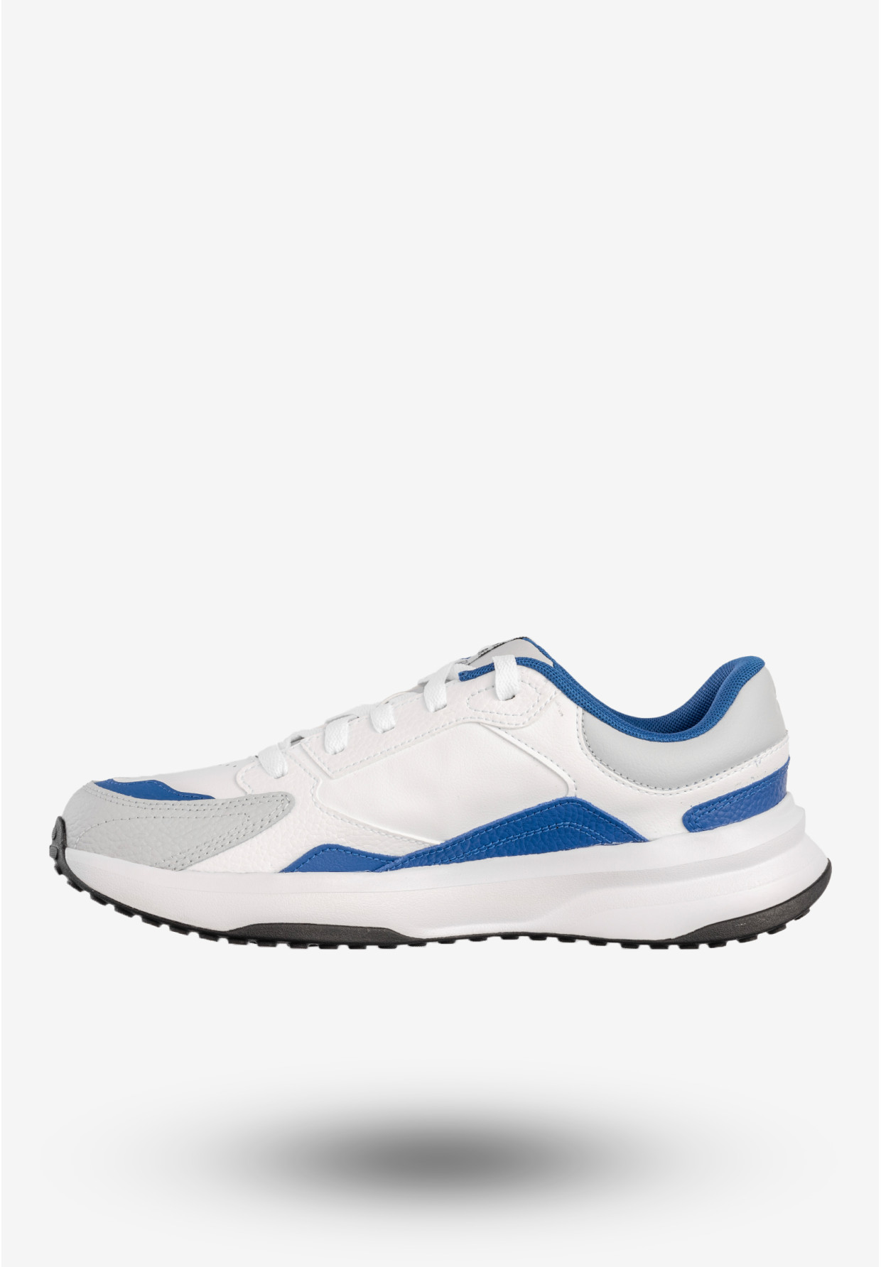 Sneakersy Męskie Under Armour Buty Sportowe Biało-Niebieskie UA Edge LTHR