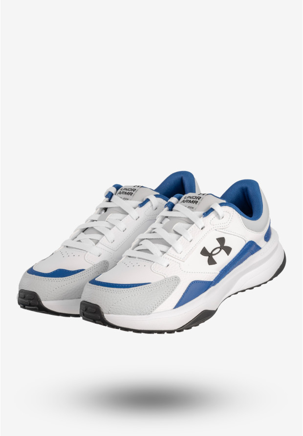 Sneakersy Męskie Under Armour Buty Sportowe Biało-Niebieskie UA Edge LTHR