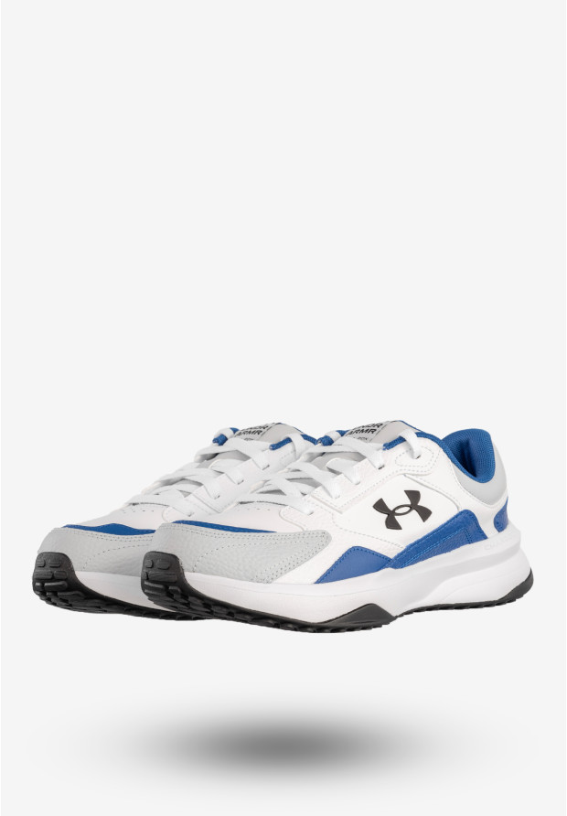 Sneakersy Męskie Under Armour Buty Sportowe Biało-Niebieskie UA Edge LTHR