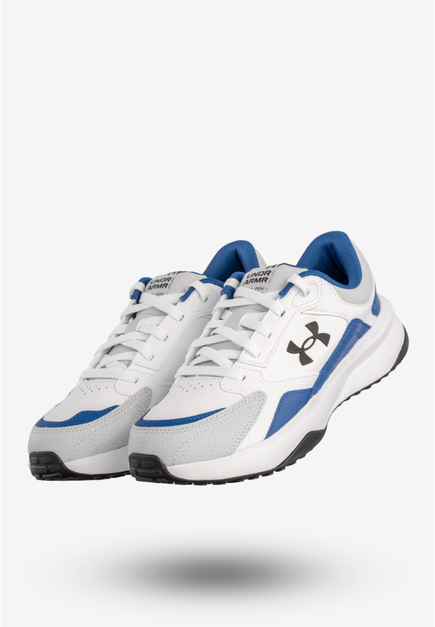 Sneakersy Męskie Under Armour Buty Sportowe Biało-Niebieskie UA Edge LTHR