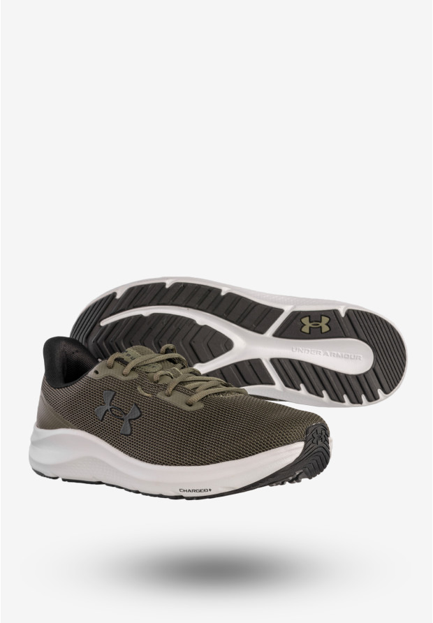 Sneakersy Męskie Under Armour Buty Sportowe Zielone UA Charged Pursuit 4
