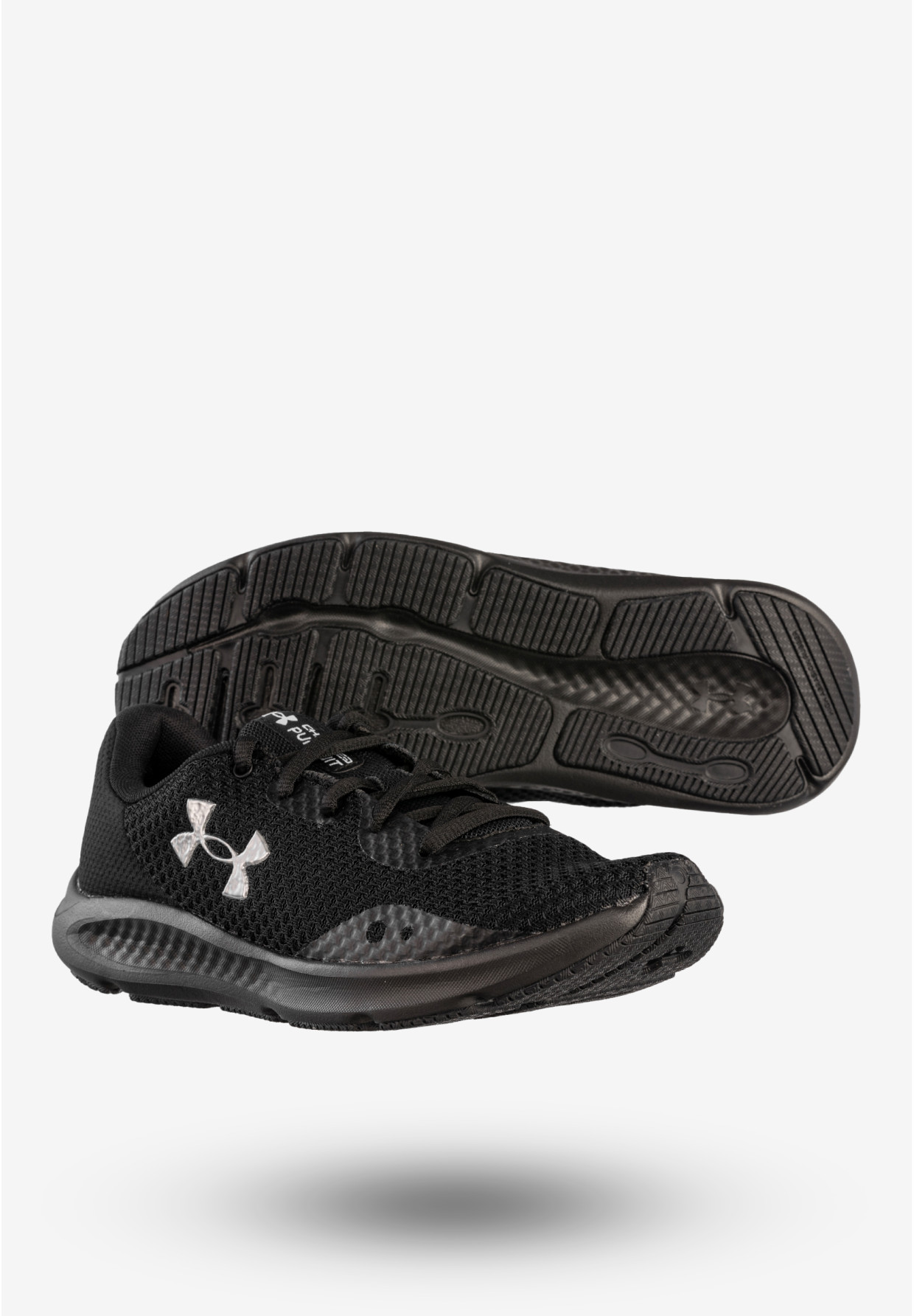 Sneakersy Damskie Under Armour Buty Sportowe Czarne UA W Charged Pursuit 3