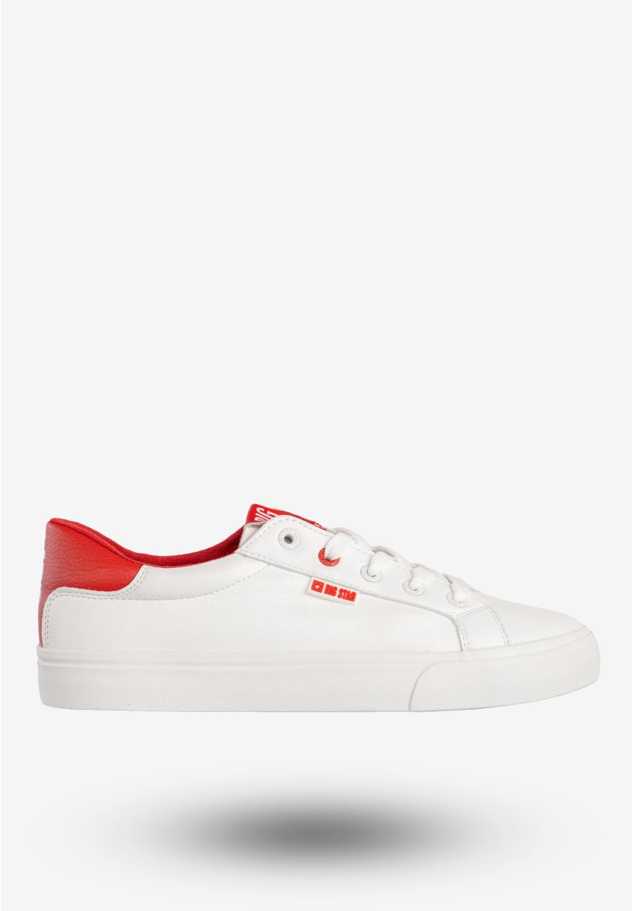 Sneakersy Damskie Big Star Ekoskóra Buty Sportowe Trampki Białe EE274311FW20