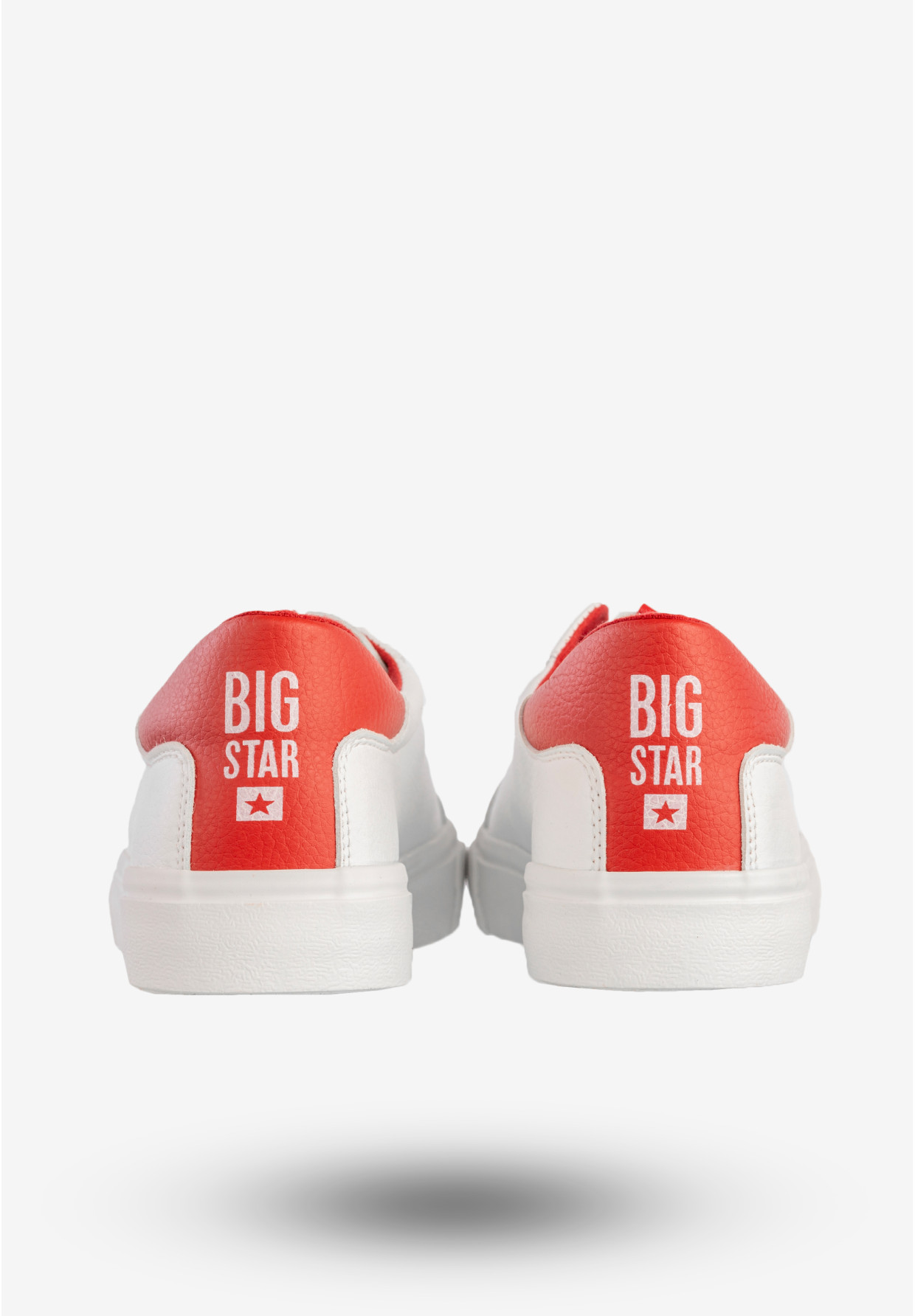 Sneakersy Damskie Big Star Ekoskóra Buty Sportowe Trampki Białe EE274311FW20
