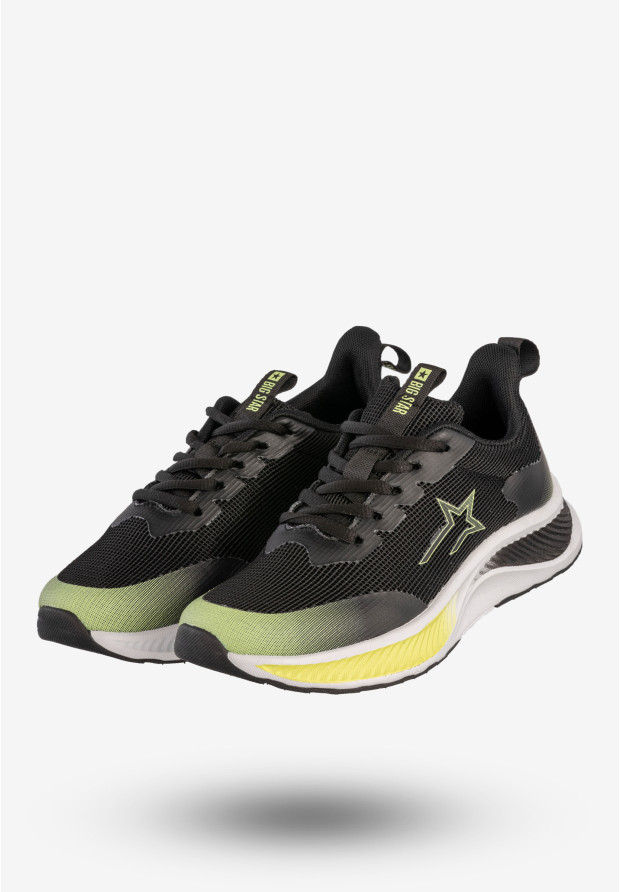 Sneakersy Damskie Big Star Buty Sportowe Memory Foam System Czarne NN274300