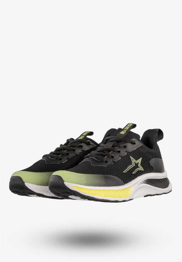 Sneakersy Damskie Big Star Buty Sportowe Memory Foam System Czarne NN274300
