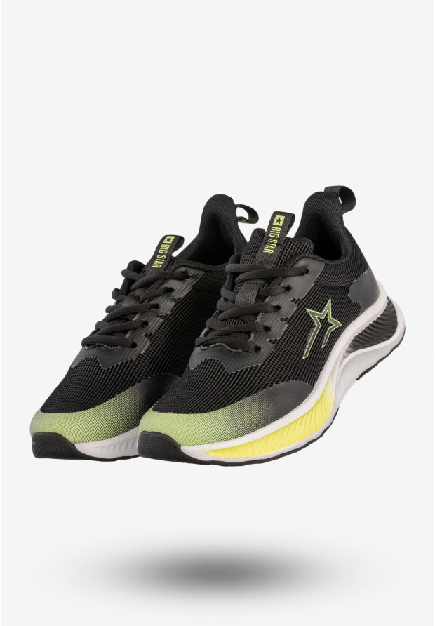 Sneakersy Damskie Big Star Buty Sportowe Memory Foam System Czarne NN274300