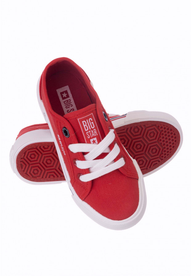 Trampki Dziecięce Big Star Czerwone JJ374172