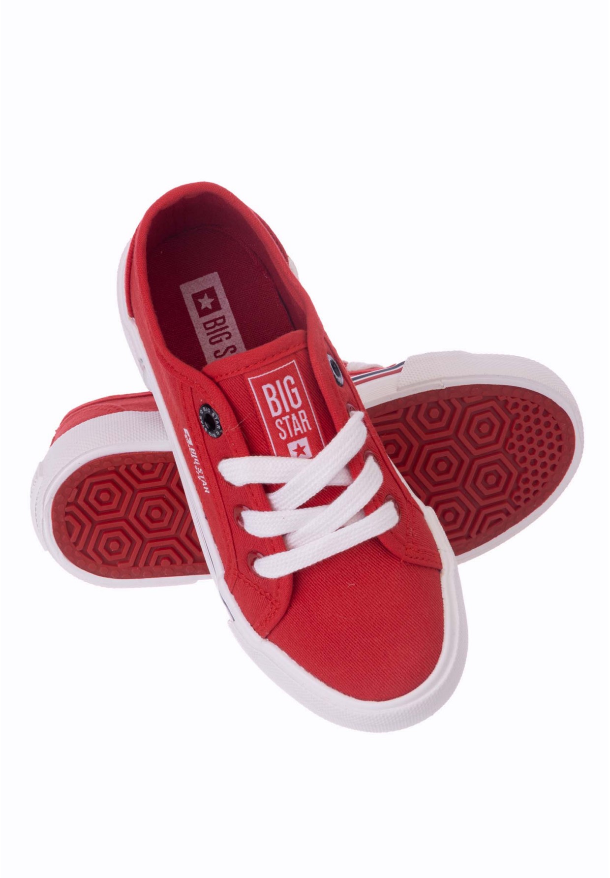 Trampki Dziecięce Big Star Czerwone JJ374172