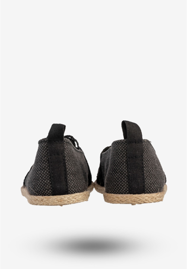 Espadryle Damskie Buty Ażurowe Lekkie Wsuwane Czarne News 8TX02-4712