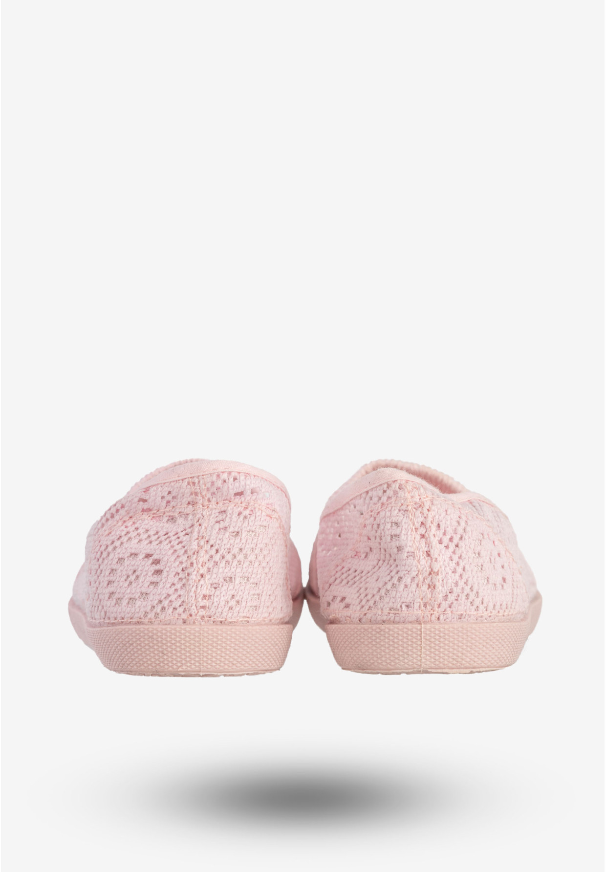 Baleriny Damskie Buty Koronkowe Wsuwane Espadryle Różowe Bella Paris CD338N-72