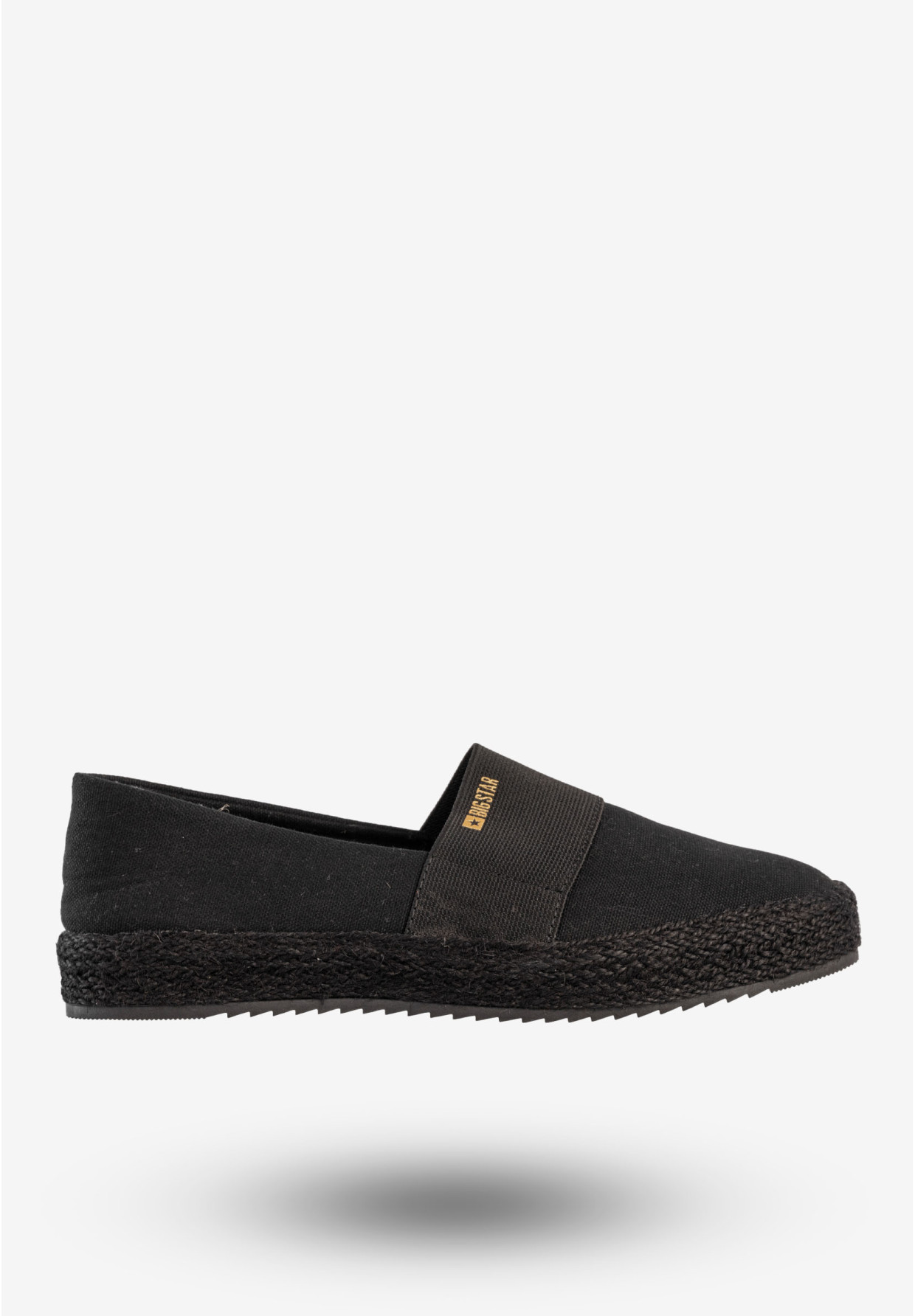Espadryle Damskie BIG STAR Buty Wsuwane Półbuty Czarne HH274482