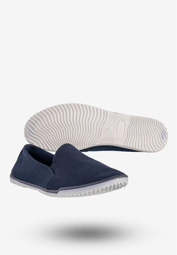 Tenisówki Damskie Buty Slip-on Wsuwane Sportowe Granatowe Bella Paris CB601-47