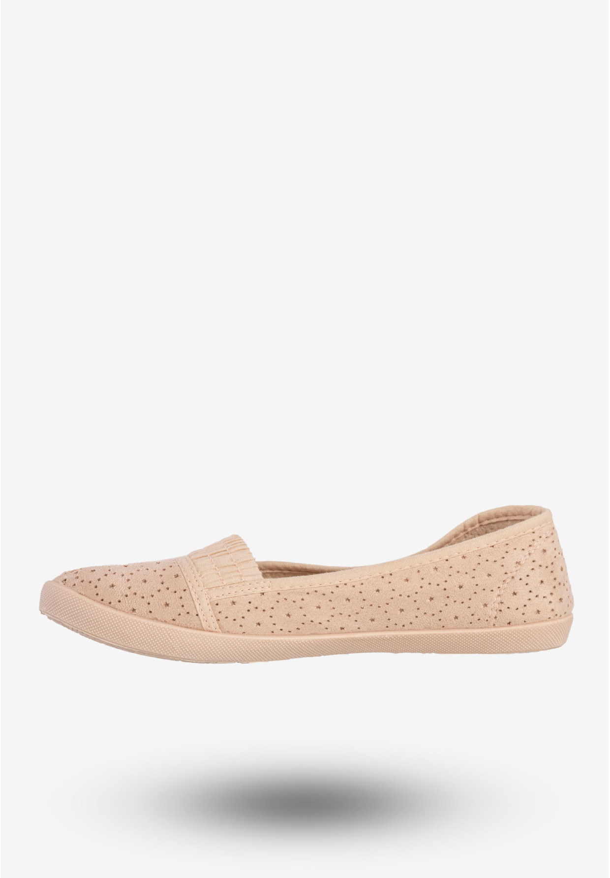 Baleriny Damskie Buty Ażurowe Wsuwane Półbuty Różowe Bella Paris CB359-72