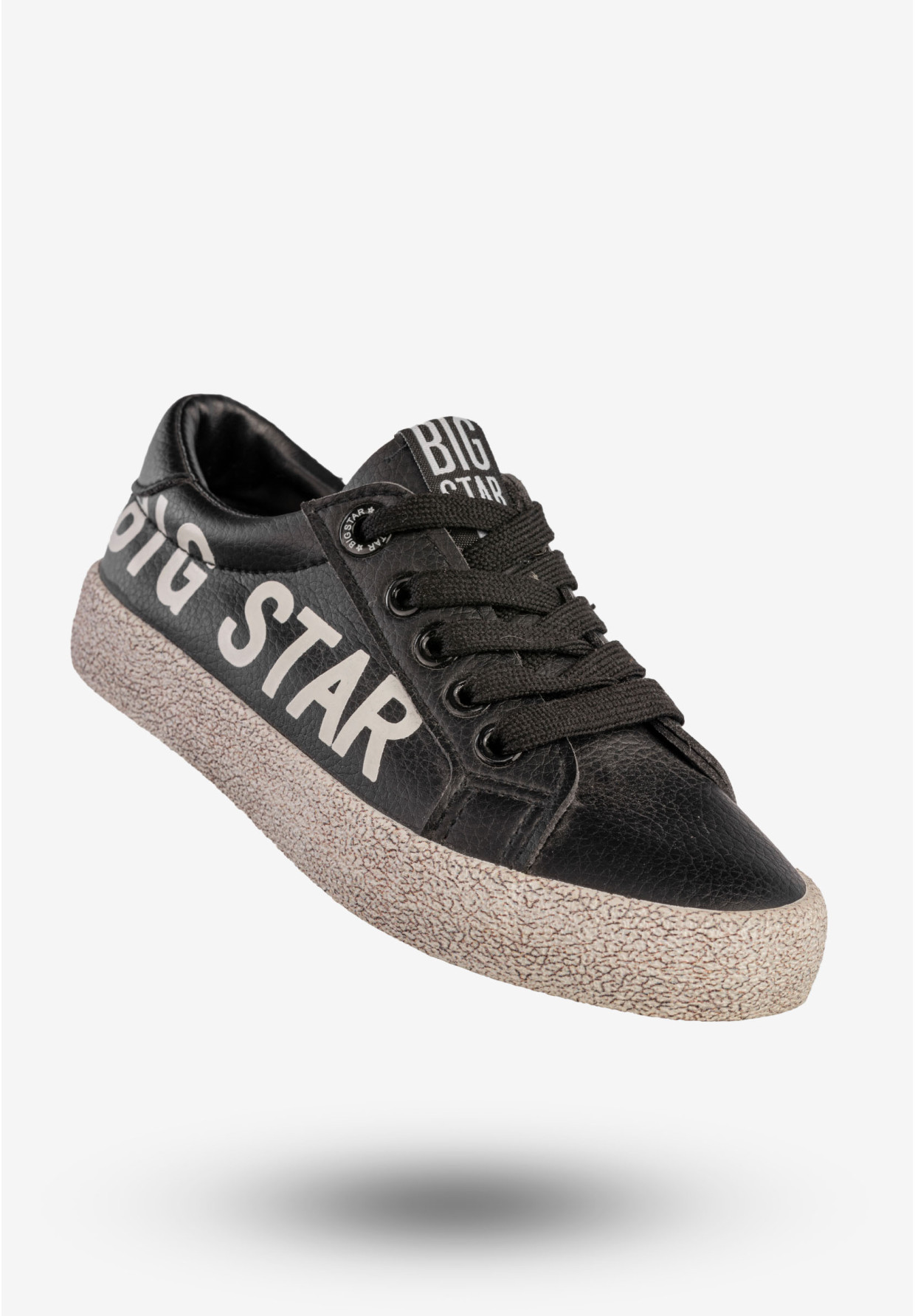 Trampki Dziecięce BIG STAR Ekoskóra Buty Na Zamek Czarne AA374041