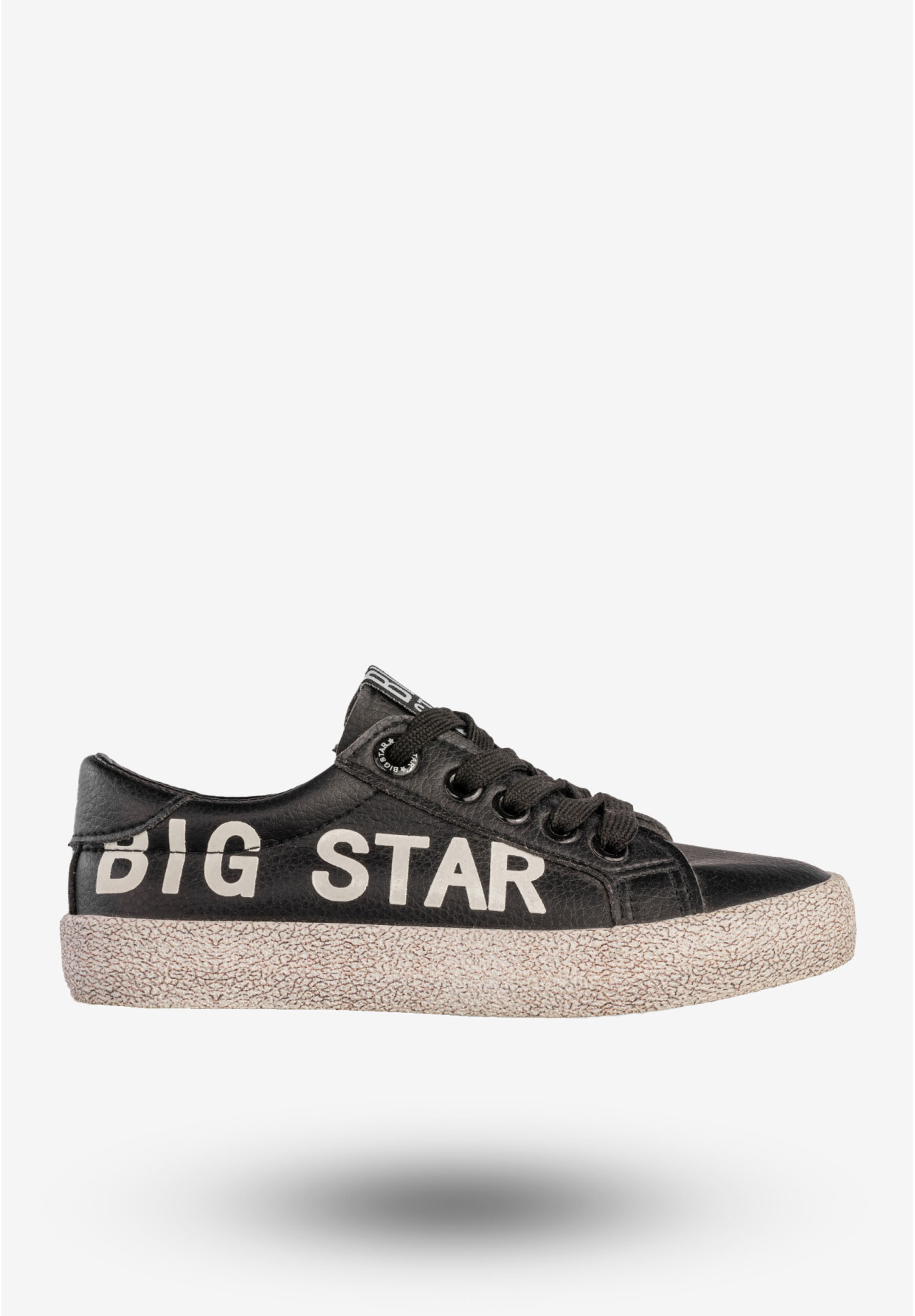 Trampki Dziecięce BIG STAR Ekoskóra Buty Na Zamek Czarne AA374041