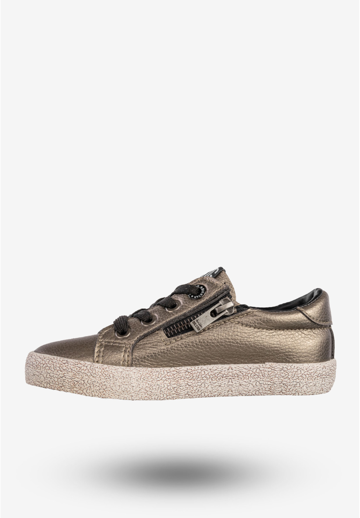 Trampki Dziecięce BIG STAR Ekoskóra Buty Na Zamek Metaliczne AA374042