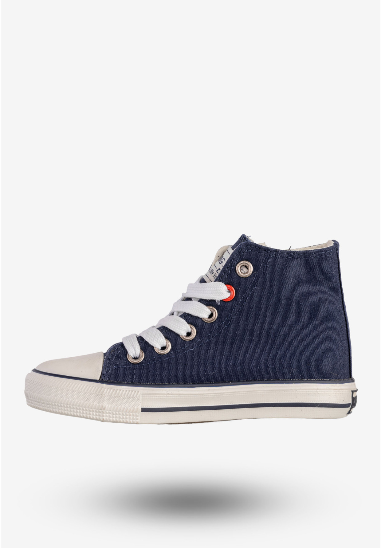 Trampki Dziecięce BIG STAR Buty Na Zamek Wysokie Granatowe AA374077