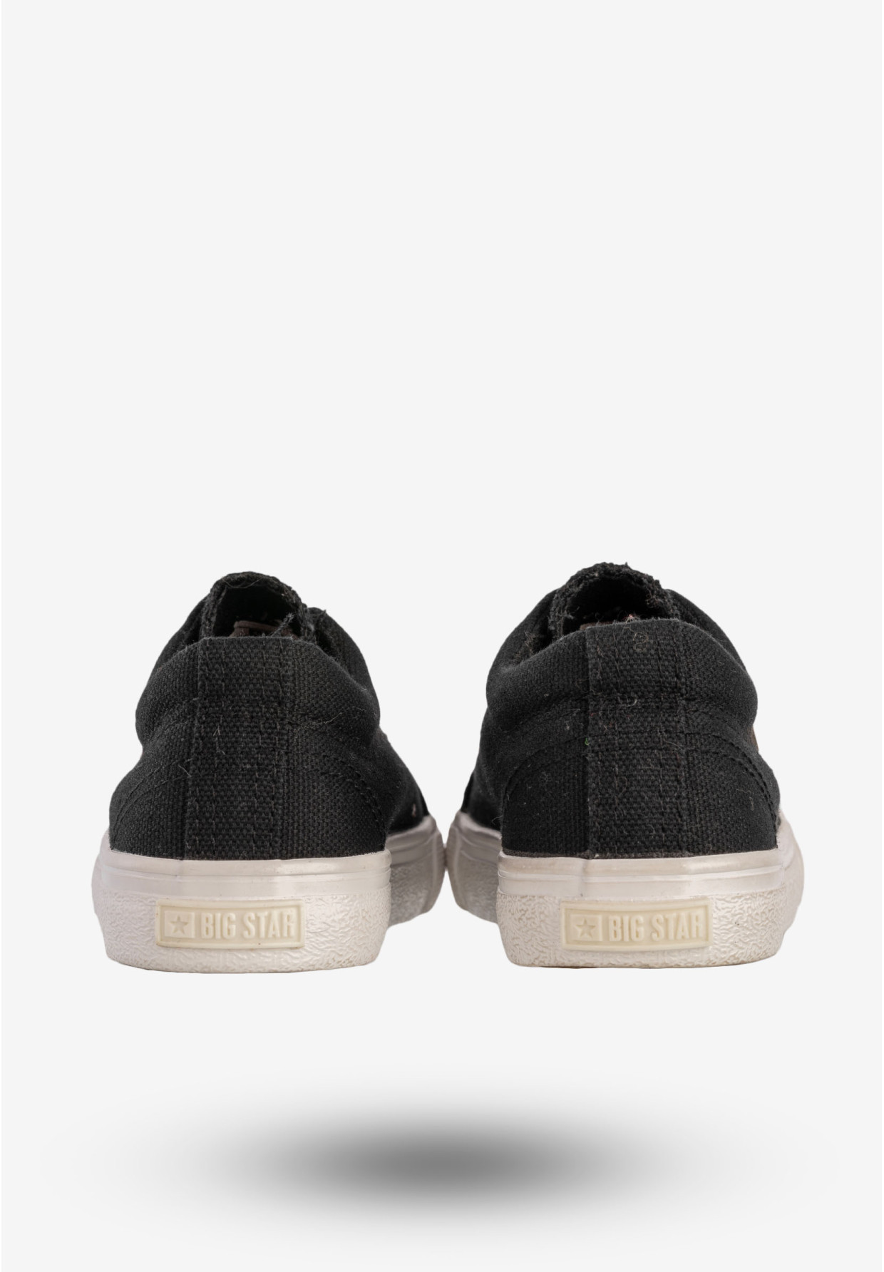 Trampki Dziecięce BIG STAR Buty Sznurowane Tenisówki Czarne DD374078