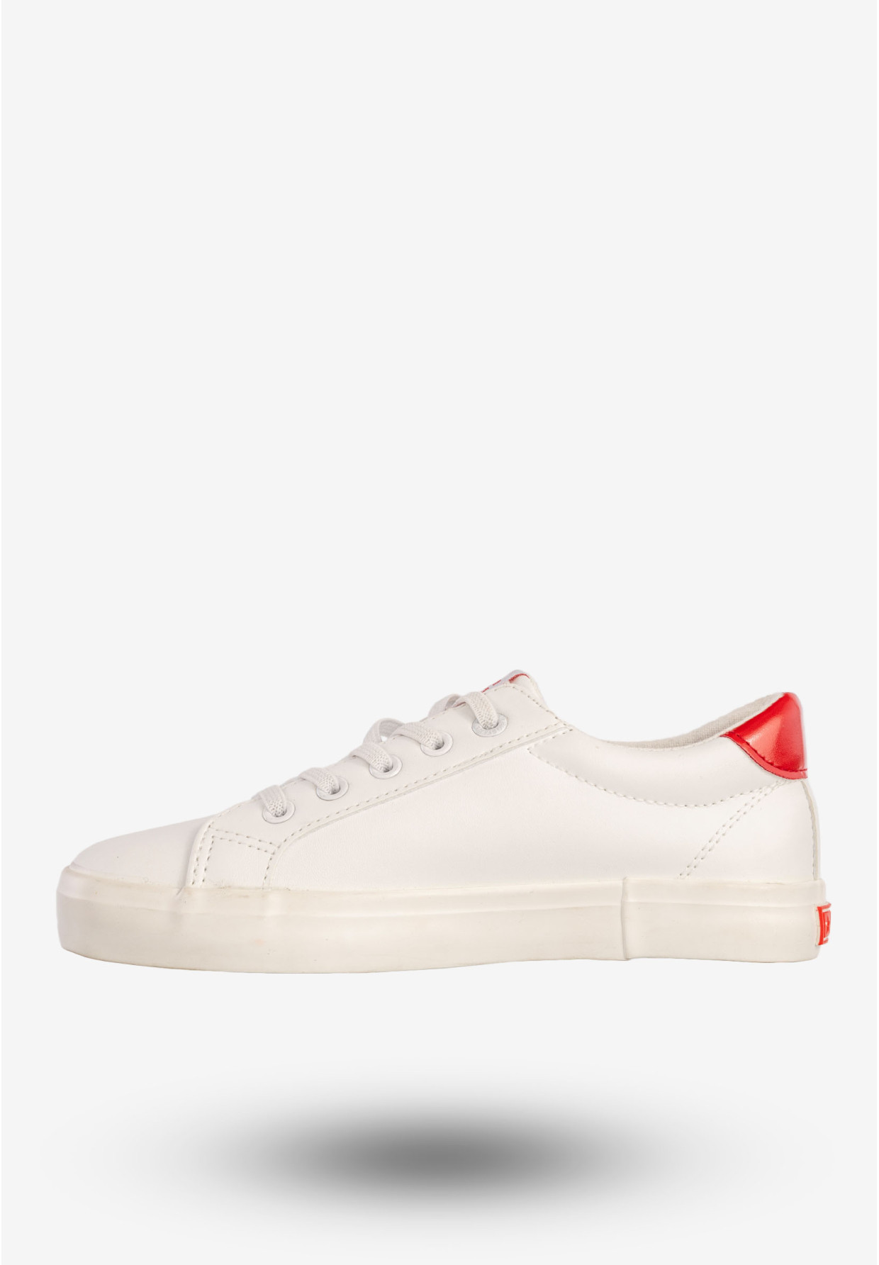 Trampki Dziecięce BIG STAR Ekoskóra Buty Tenisówki Białe DD374134