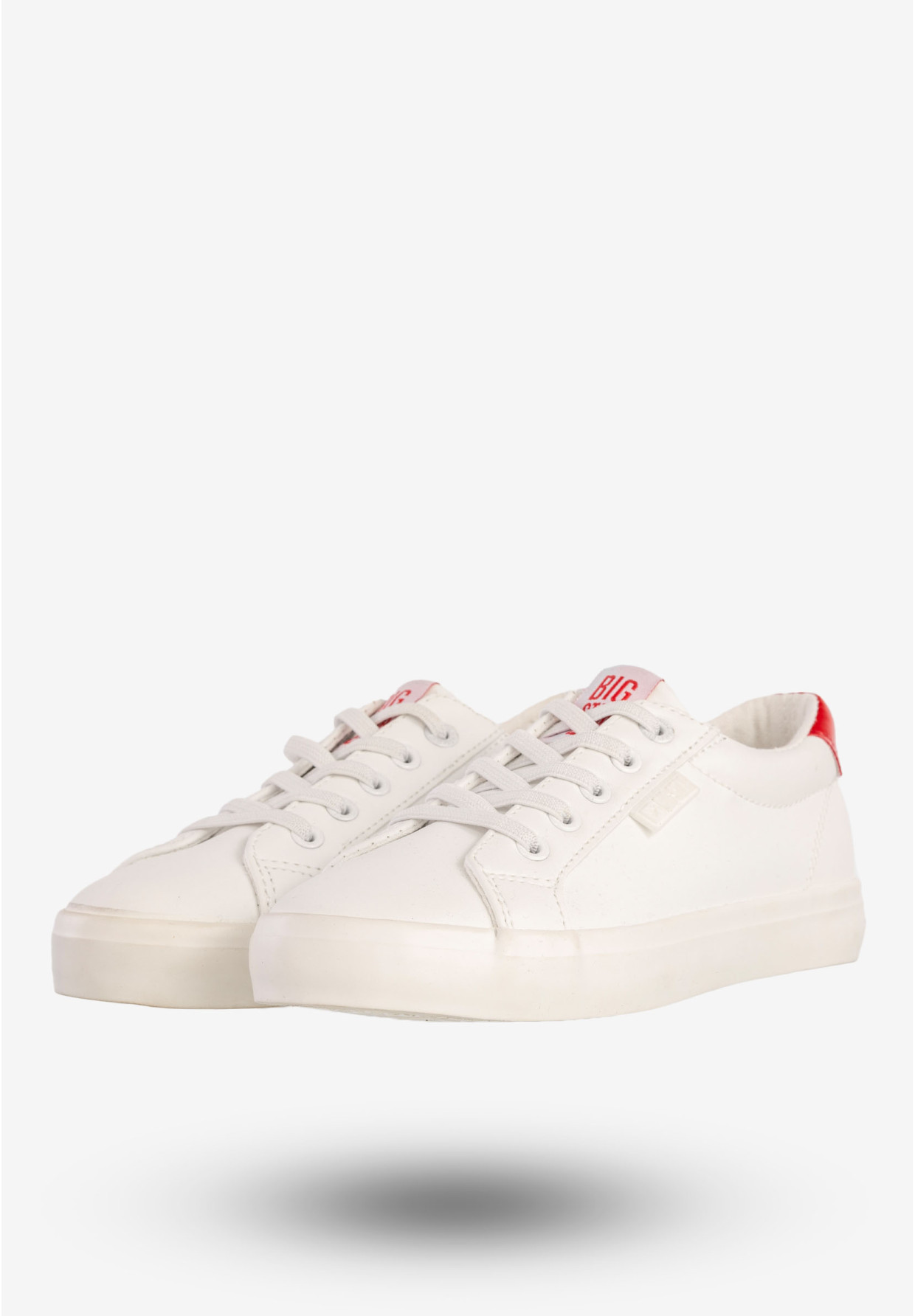 Trampki Dziecięce BIG STAR Ekoskóra Buty Tenisówki Białe DD374134