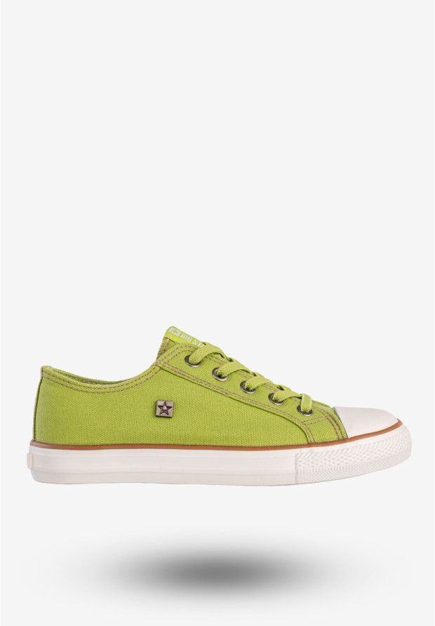 Trampki Dziecięce BIG STAR Buty Sportowe Niskie Zielone DD374087