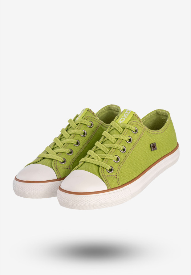 Trampki Dziecięce BIG STAR Buty Sportowe Niskie Zielone DD374087