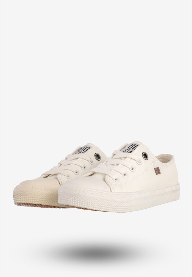 Trampki Dziecięce BIG STAR Buty Sportowe Niskie Białe BB374145
