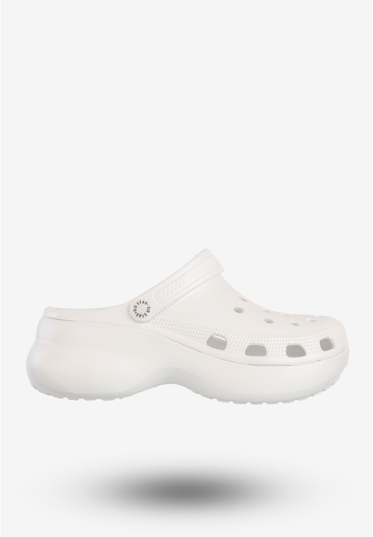 Klapki Damskie BIG STAR Chodaki Piankowe Buty Białe RR274A119