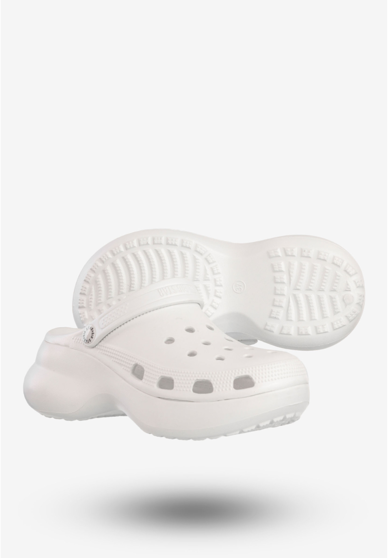 Klapki Damskie BIG STAR Chodaki Piankowe Buty Białe RR274A119