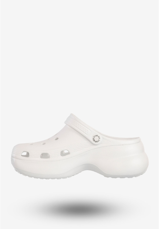 Klapki Damskie BIG STAR Chodaki Piankowe Buty Białe RR274A119