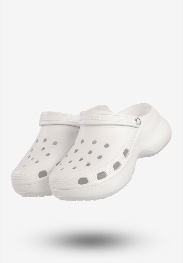 Klapki Damskie BIG STAR Chodaki Piankowe Buty Białe RR274A119
