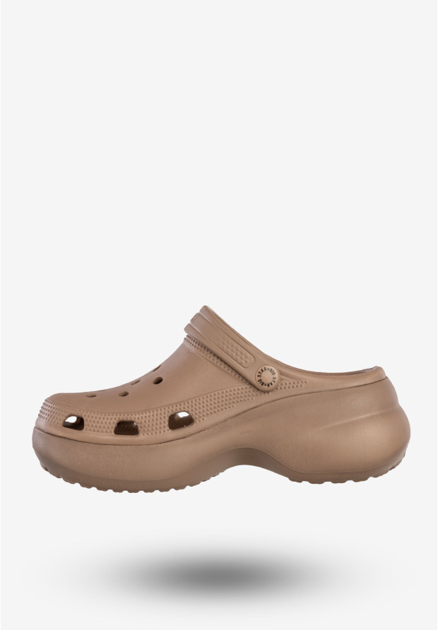 Klapki Damskie BIG STAR Chodaki Piankowe Buty Beżowe RR274A121