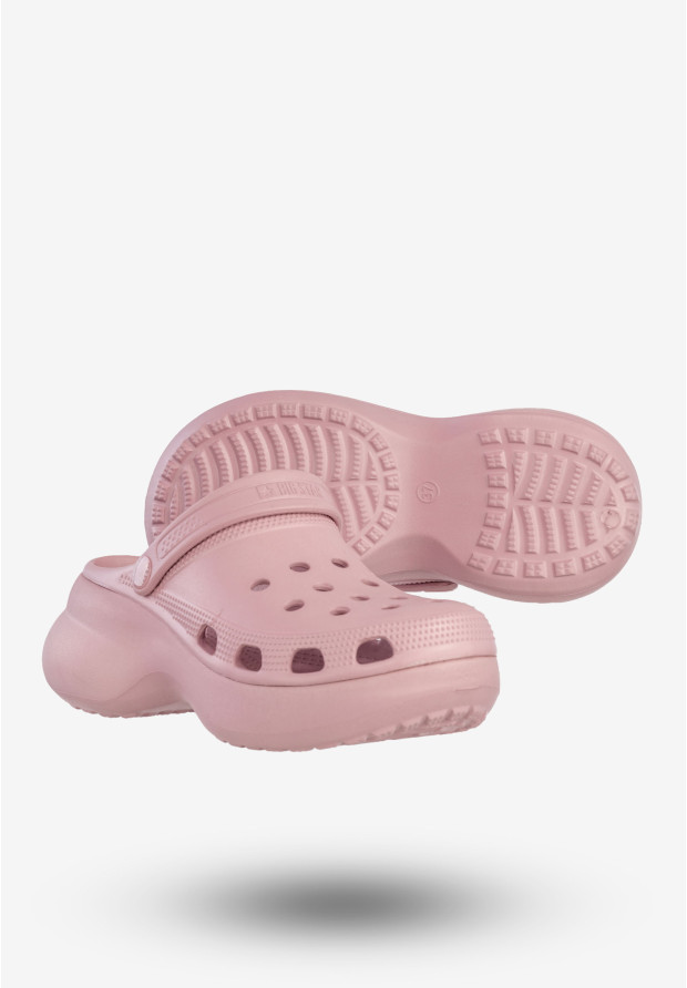 Klapki Damskie BIG STAR Chodaki Piankowe Buty Różowe RR274A120