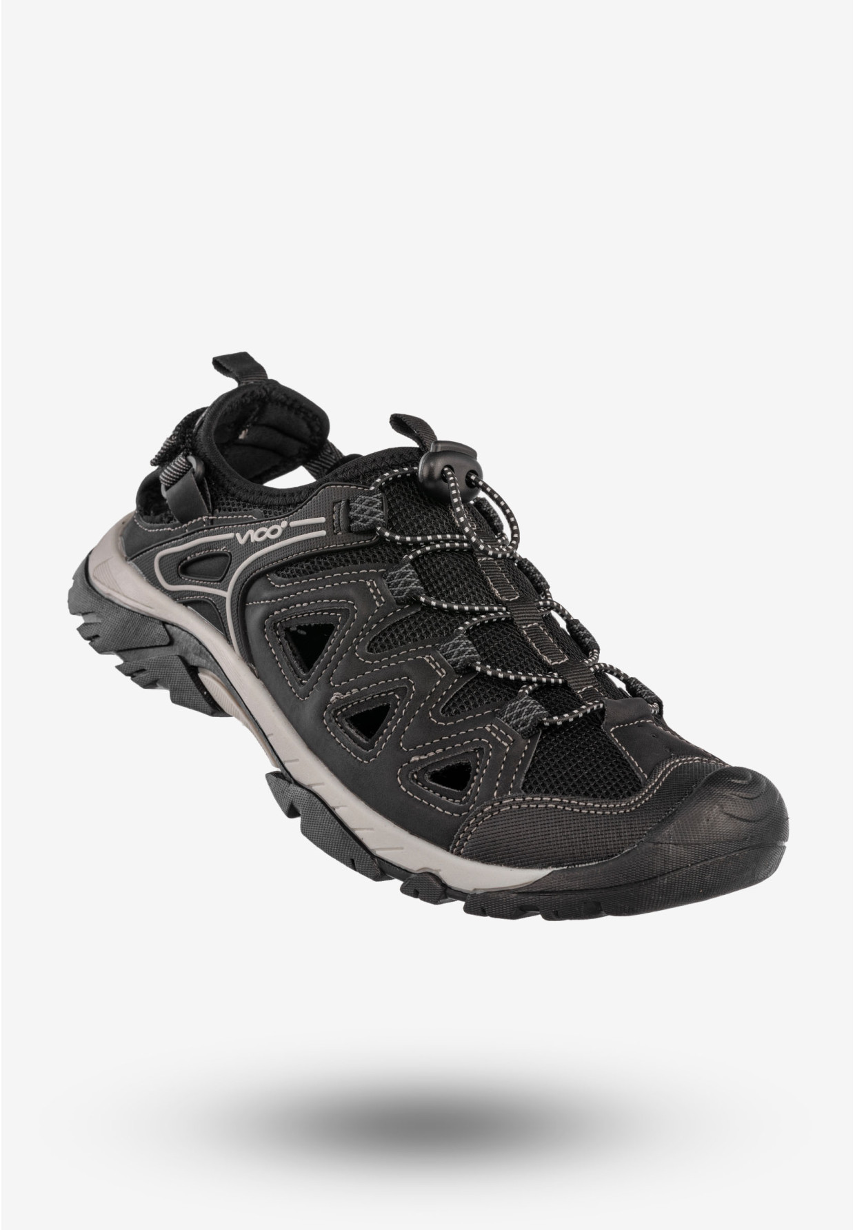 Sandały Trekkingowe Męskie Buty Sportowe Letnie Turystyczne Czarne Vico V85R26-1