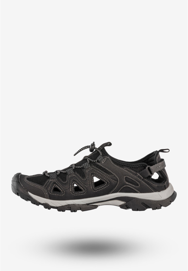 Sandały Trekkingowe Męskie Buty Sportowe Letnie Turystyczne Czarne Vico V85R26-1