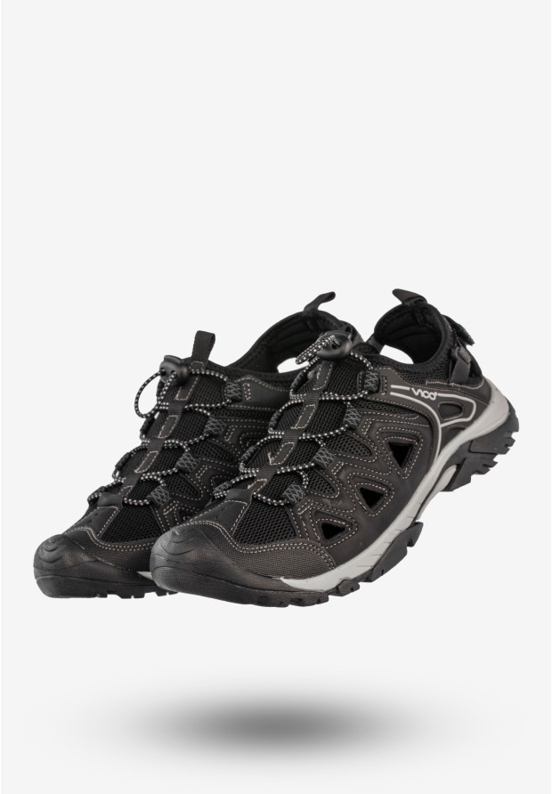 Sandały Trekkingowe Męskie Buty Sportowe Letnie Turystyczne Czarne Vico V85R26-1