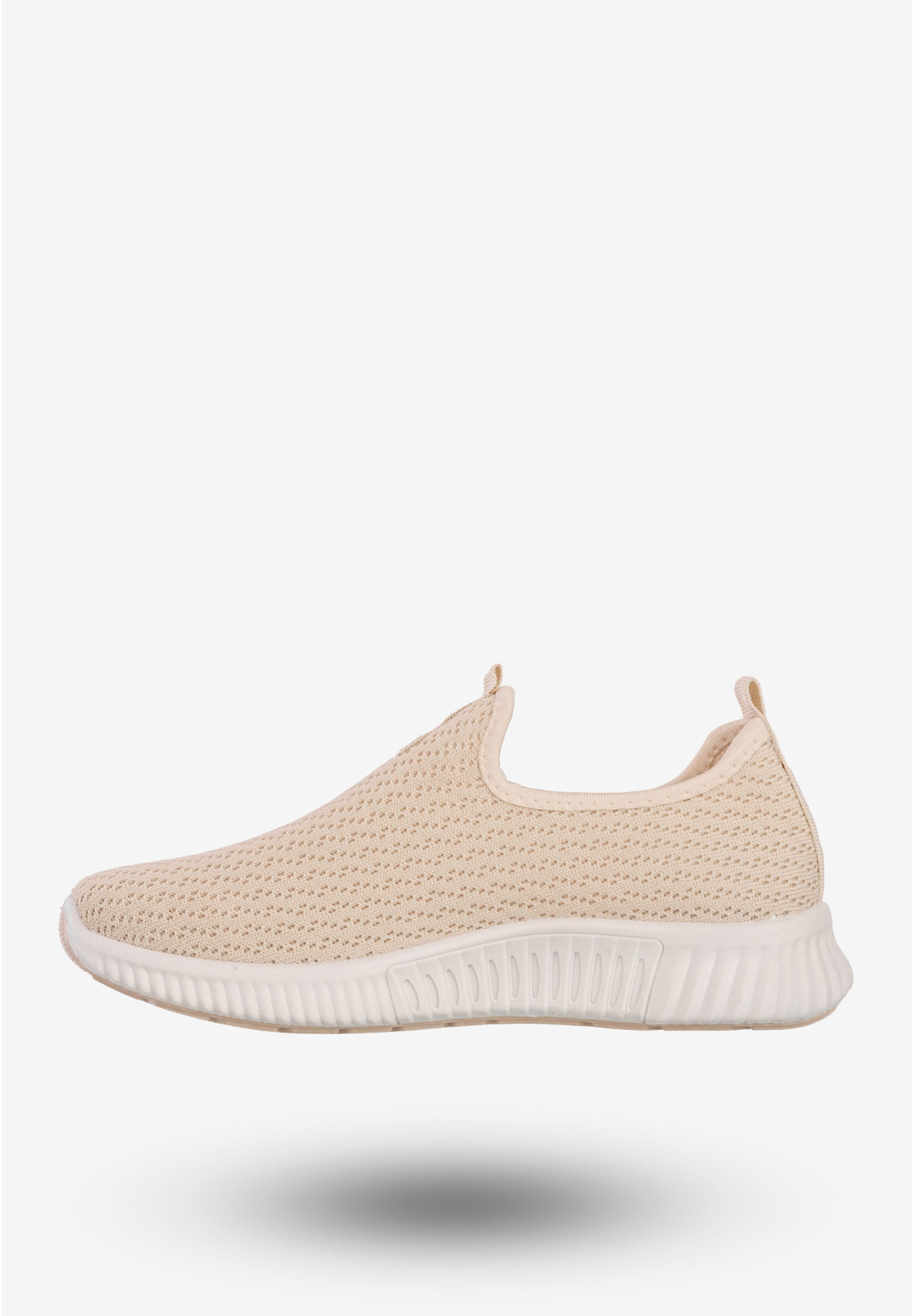 Sneakersy Damskie Wsuwane Buty Sportowe Beżowe Funui QH515-8