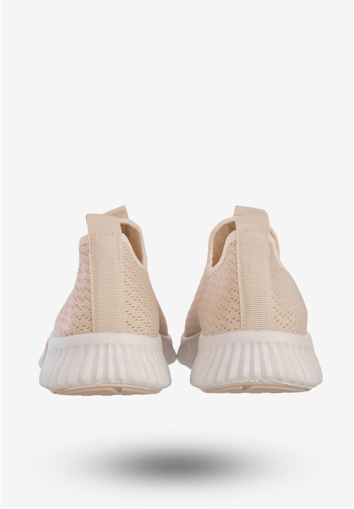 Sneakersy Damskie Wsuwane Buty Sportowe Beżowe Funui QH515-8