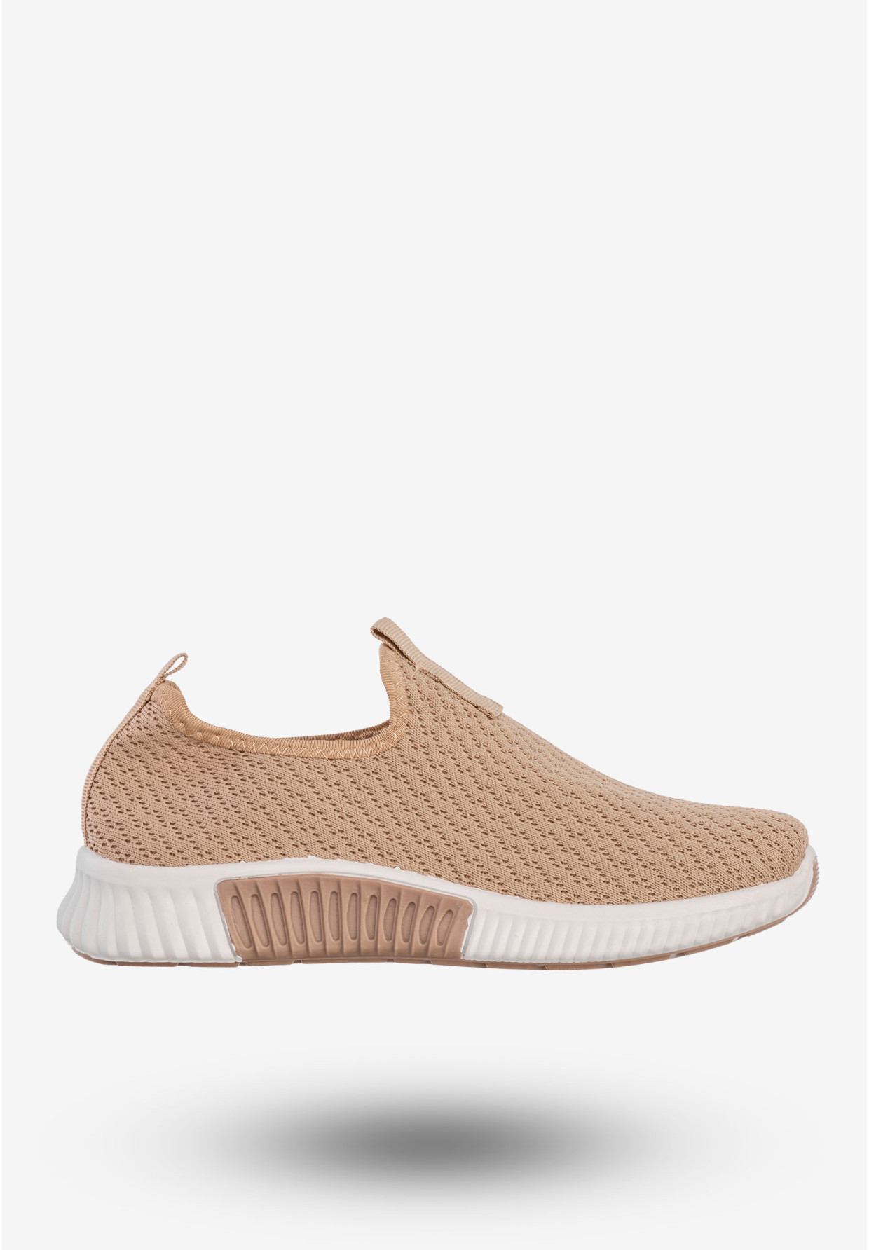 Sneakersy Damskie Wsuwane Buty Sportowe Beżowe Funui QH515-63