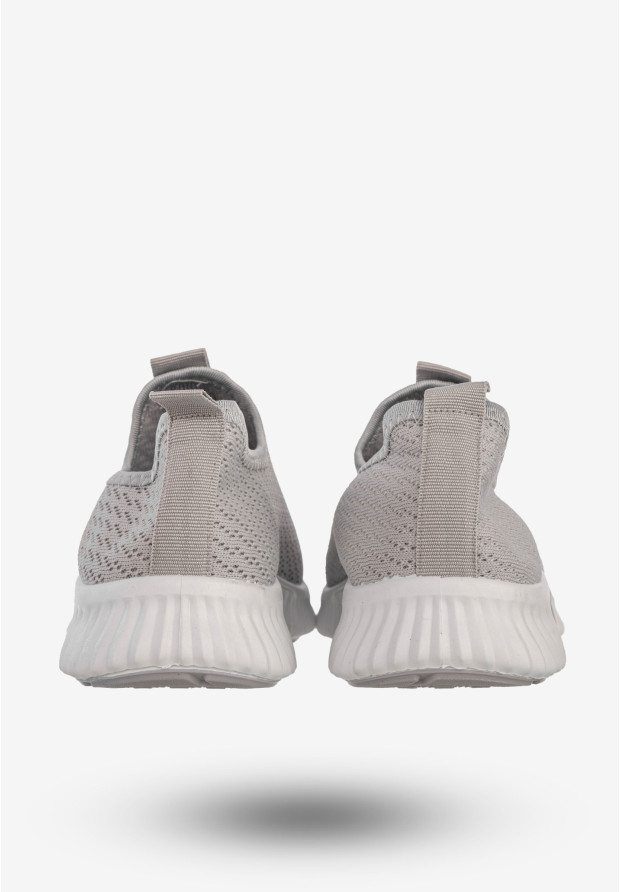 Sneakersy Damskie Wsuwane Buty Sportowe Szare Funui QH515-26